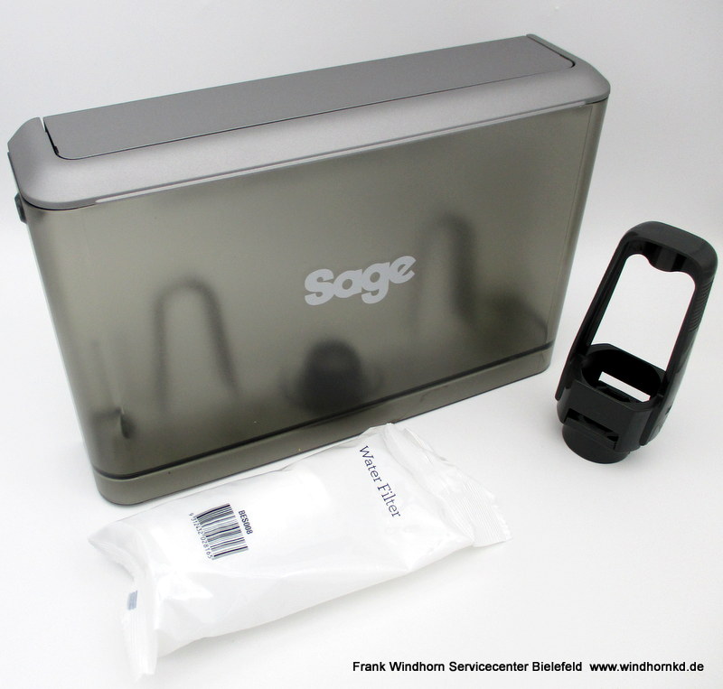 Water Tank SES875 Kit with Claris Waterfilter + holder