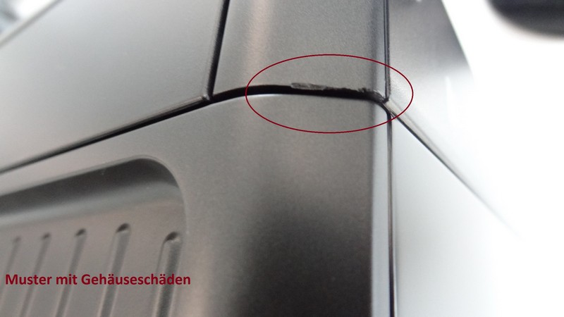 Gehäuseschäden: Oracle Touch Anthrazit SES990BST