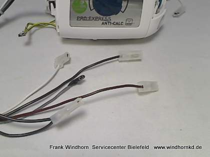 Gehäuse vorne + Kabelaufwicklung