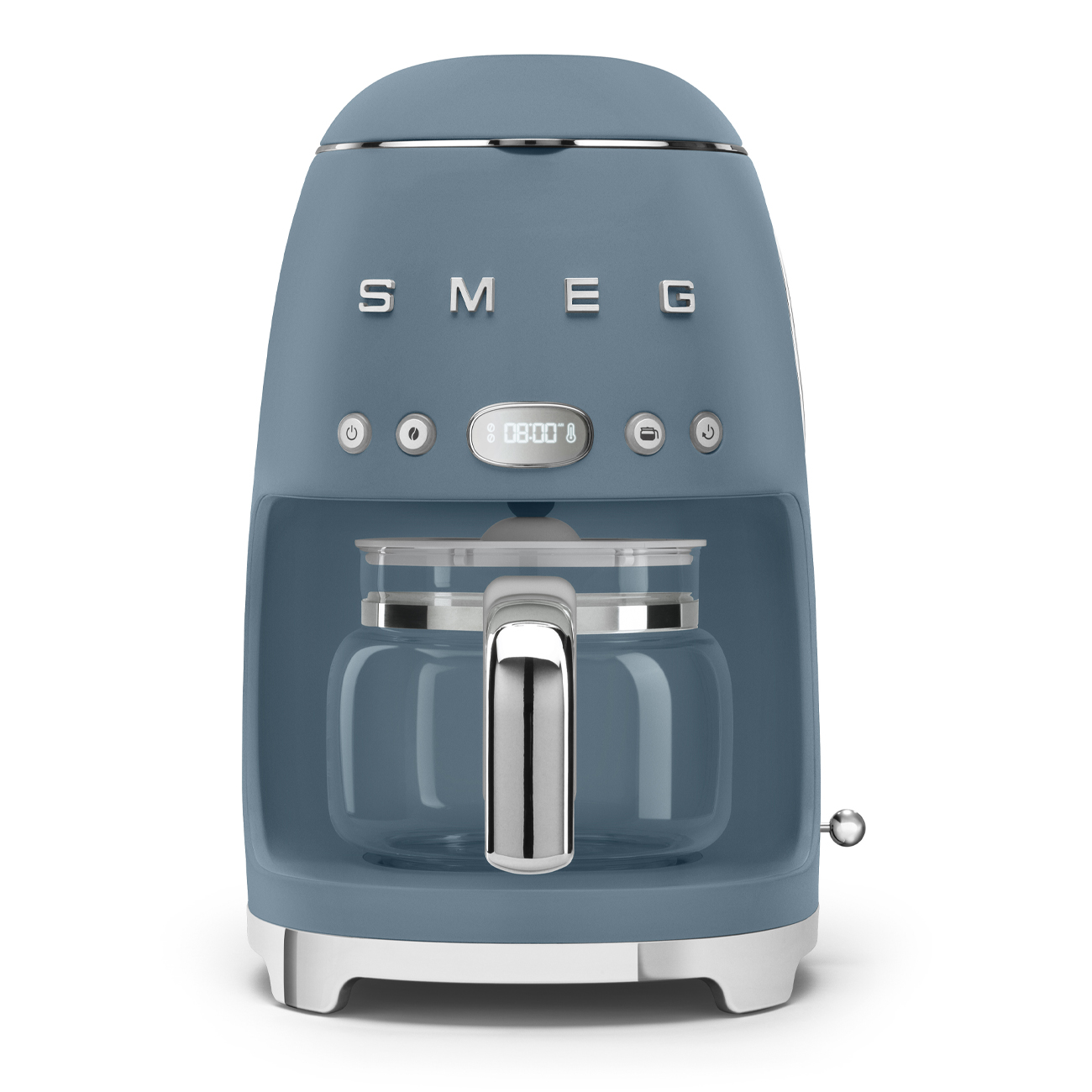 Leichte Gebrauchsspuren: Smeg Filtermaschine sturmblau 50's