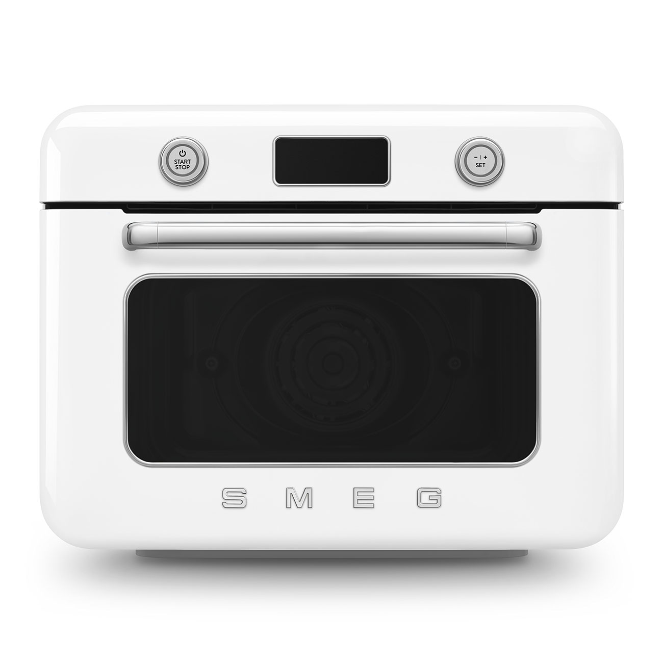 Gehäuseschaden: SMEG COF01WH Kombi-Dampfbackofen weiß