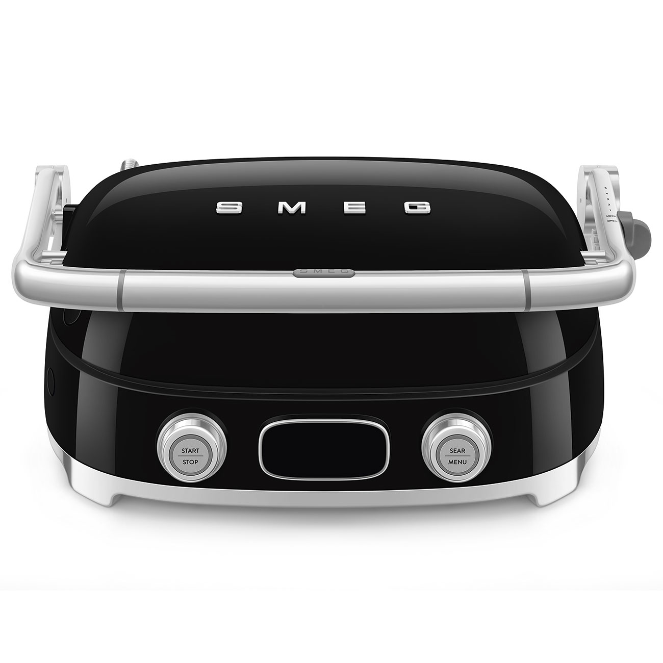 Gehäuseschaden: SMEG Kontaktgrill MGF01BLEU Schwarz