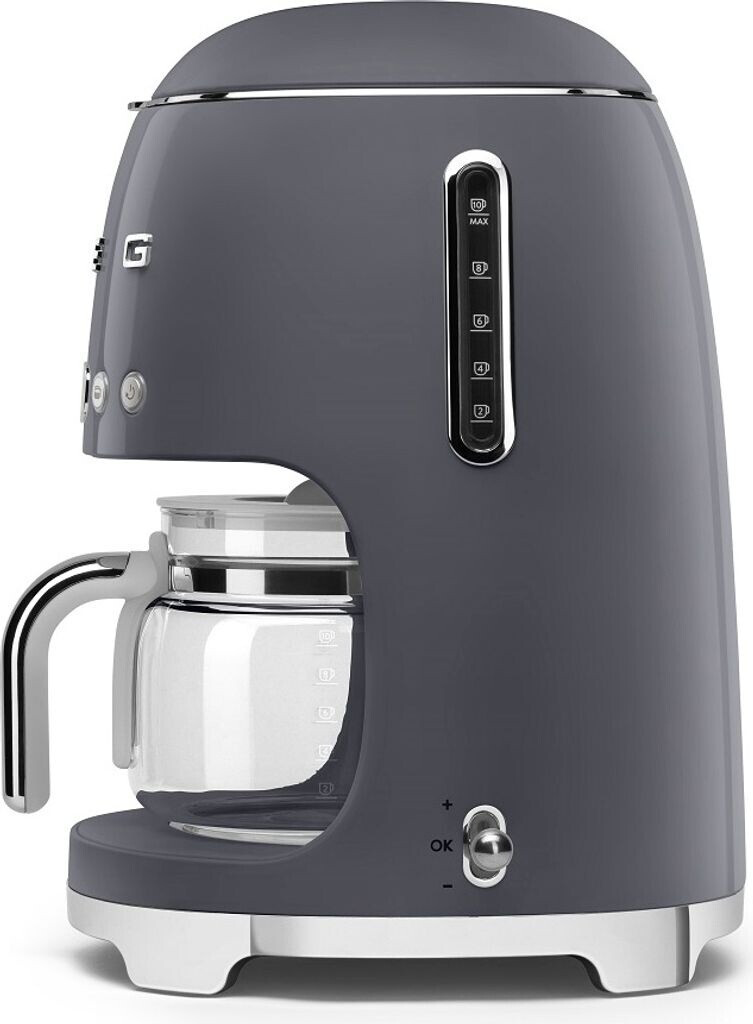 Leichte Gebrauchsspuren: Smeg Filterkaffeemaschine grau DCF02GR