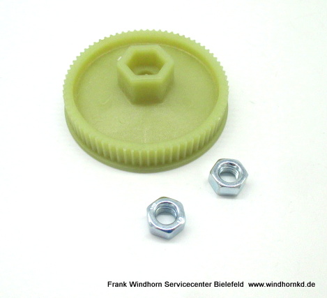 GEARBOX PULLEY & M8 NUT(2PCS)