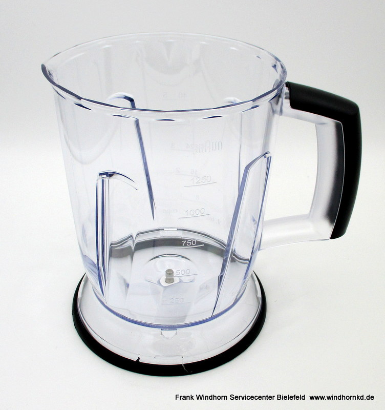 Behälter (Zerkleinerer) 1250ml für Braun Stabmixer
