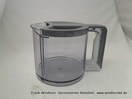 Saftkanne komplett  transparent / grau
