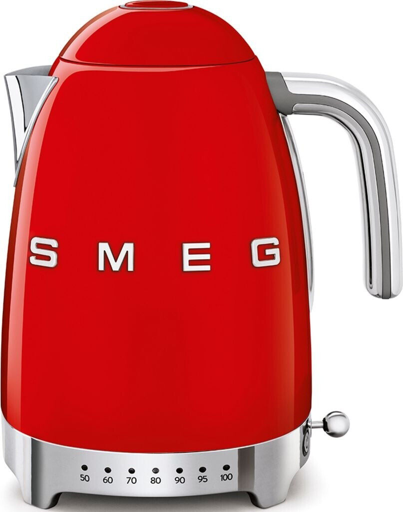 Leichte Gebrauchsspuren: SMEG Wasserkocher 50's rot KLF04RD