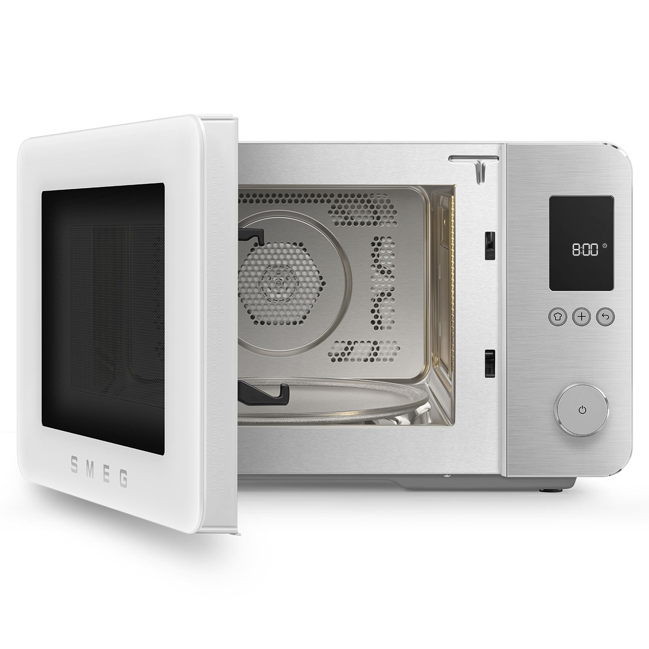 Gebrauchsspuren: SMEG MOC02WHM Kombi-Mikrowelle Weiß