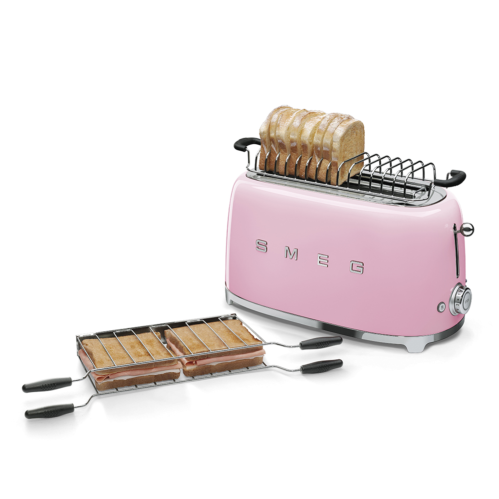 Gebrauchsspuren: SMEG Toaster TSF02PKEU 50's Style pink