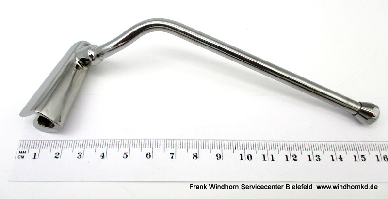END STEAM PIPE STRADIVARI CHROME-PLATED