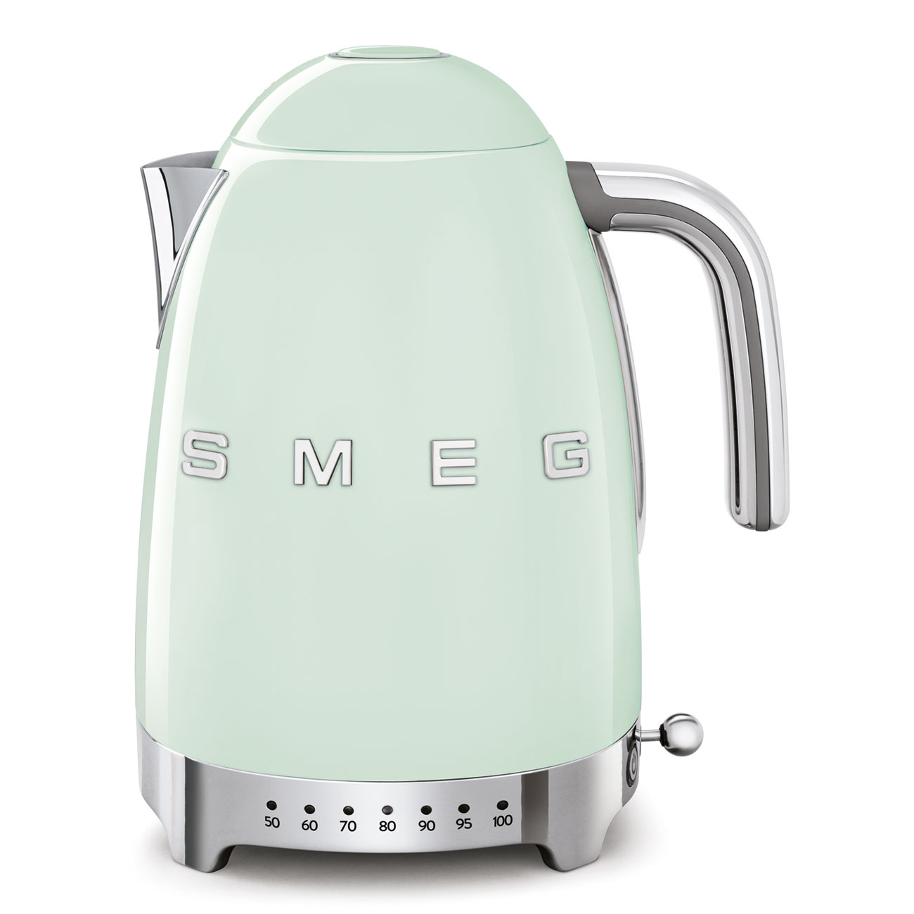 Leichte Gebrauchsspuren:SMEG Wasserkocher pastellgrün KLF04PG