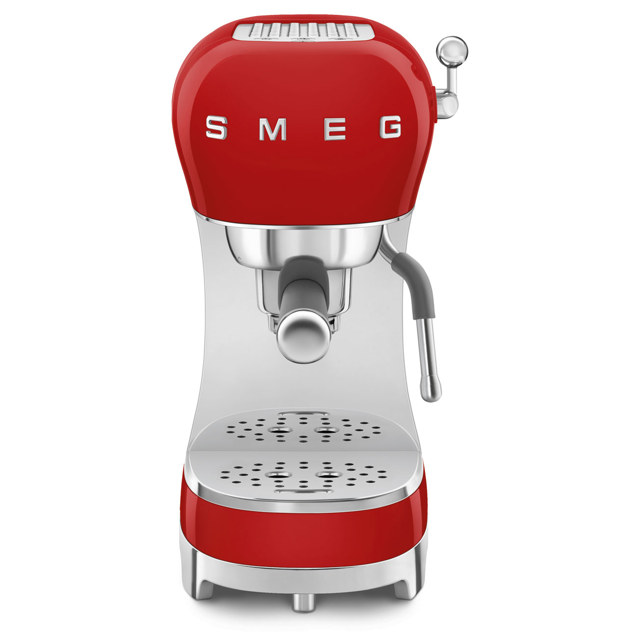 Gebraucht - Wie Neu: SMEG ECF02RDEU Espressomaschine Rot