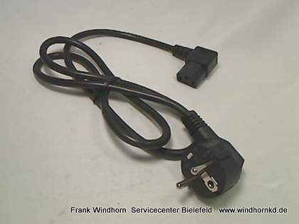 Netzkabel EC820 / 850 /860 schwarz