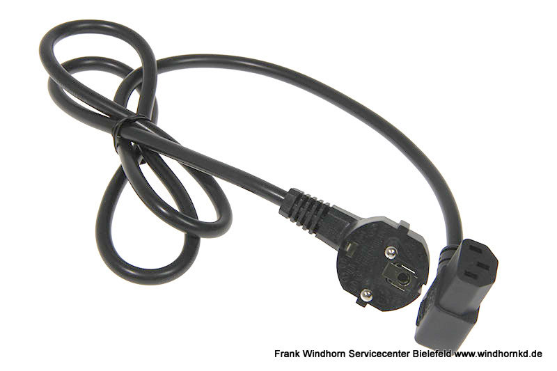 Netzkabel EC820 / 850 /860 schwarz