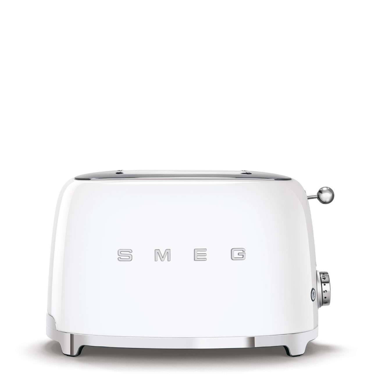 Leichte Gebrauchsspuren: SMEG 2-Slice Toaster Weiß TSF01WH
