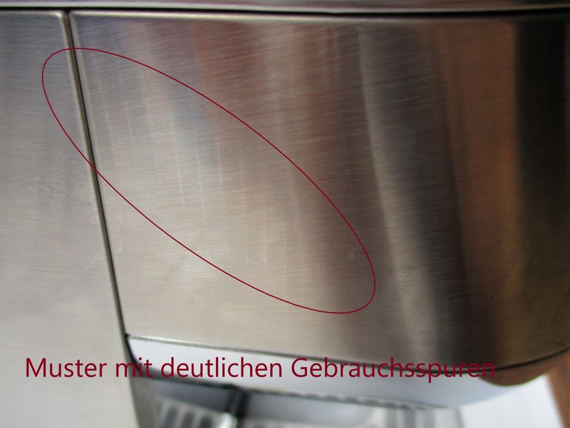 Deutliche Gebrauchsspuren: Bambino Plus Edelstahl SES500BSS