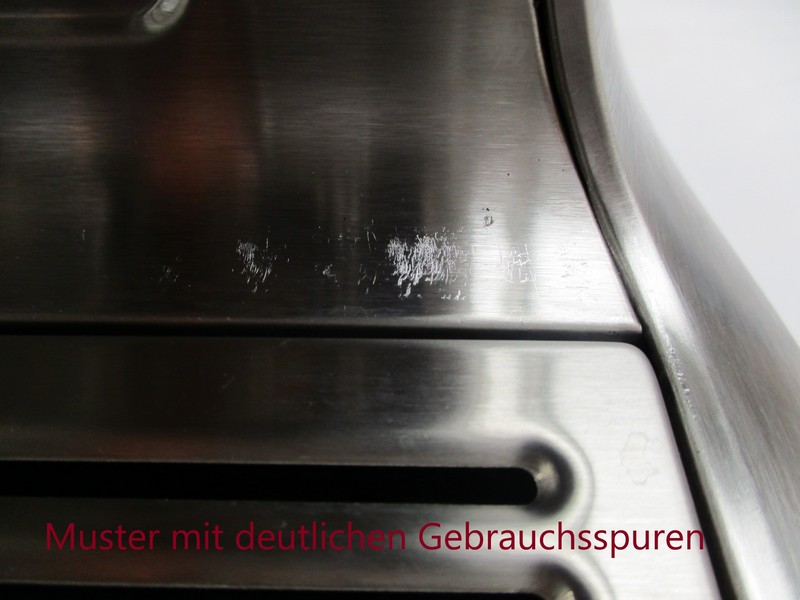 Deutliche Gebrauchsspuren: Dual Boiler Edelstahl BES920 !UK!
