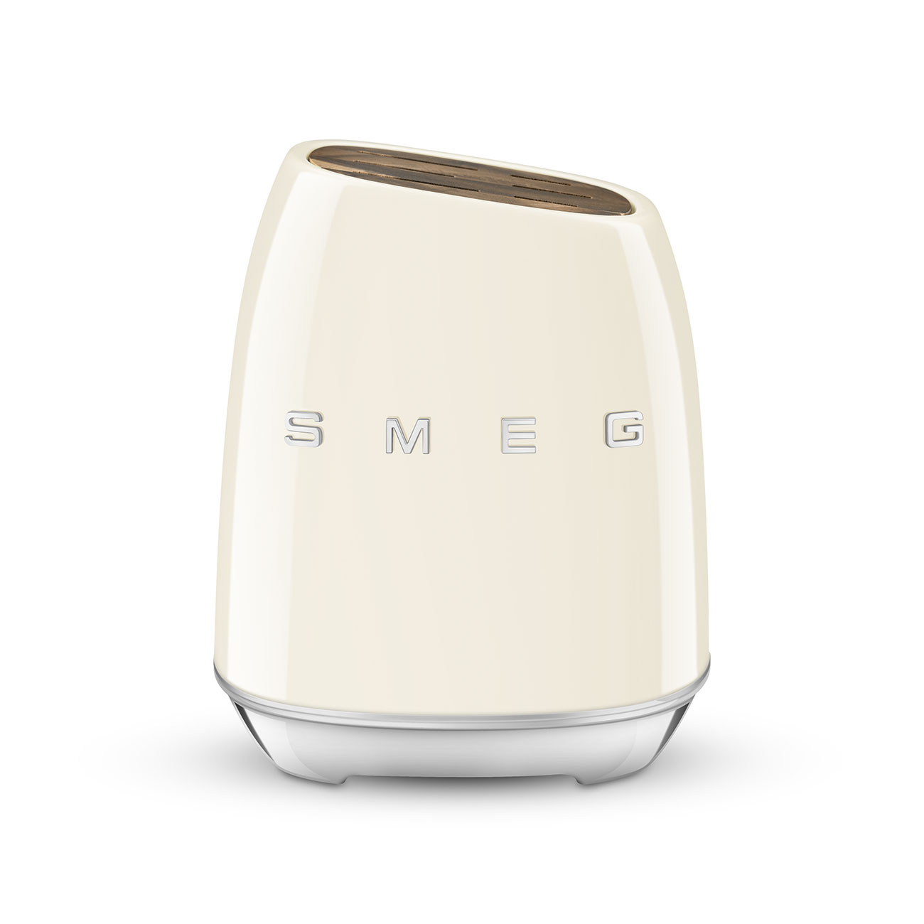 Gebraucht-Wie Neu: SMEG KBSF02CR Messerblock 50's creme