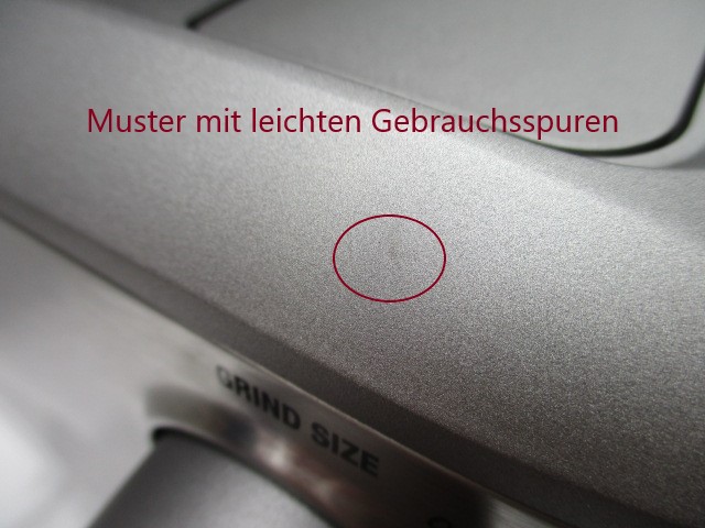 Leichte Gebrauchsspuren:Oracle Edelstahl BES980UK !UK Stecker!
