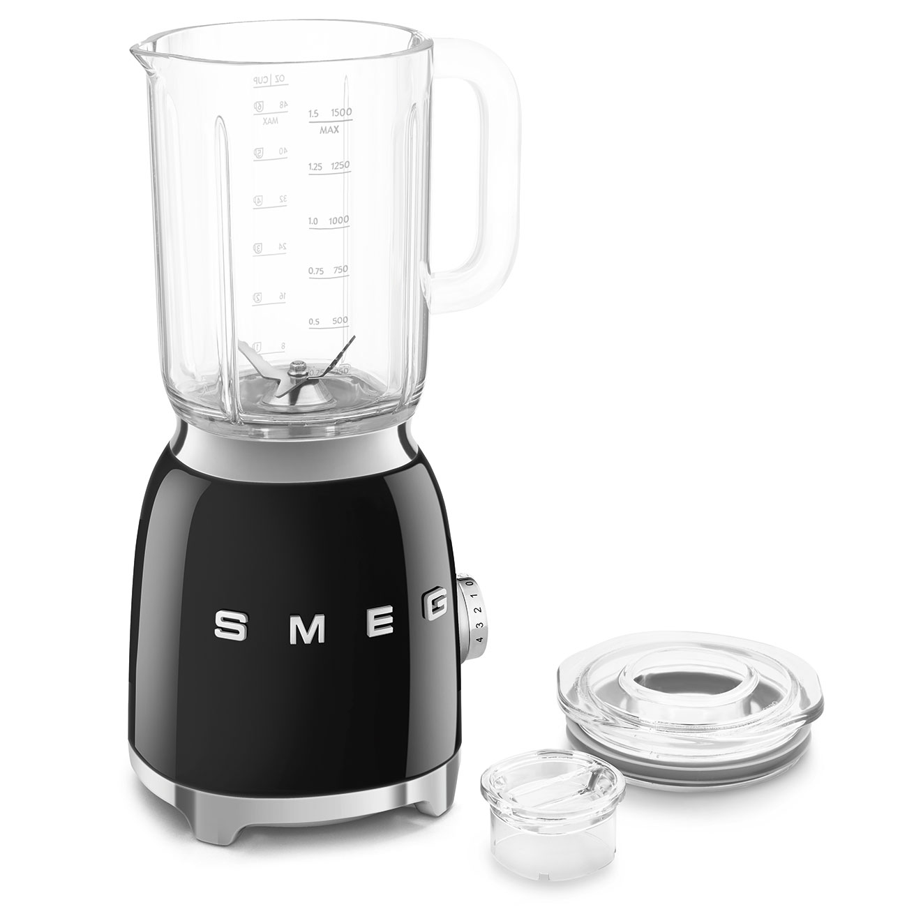 Gebraucht-Wie Neu: SMEG Standmixer 50's Style BLF03BLEU Schwarz