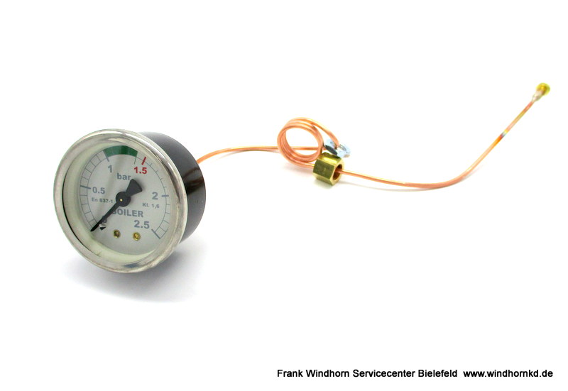 BOILER PRESSURE GAUGE 0-2.5 BAR