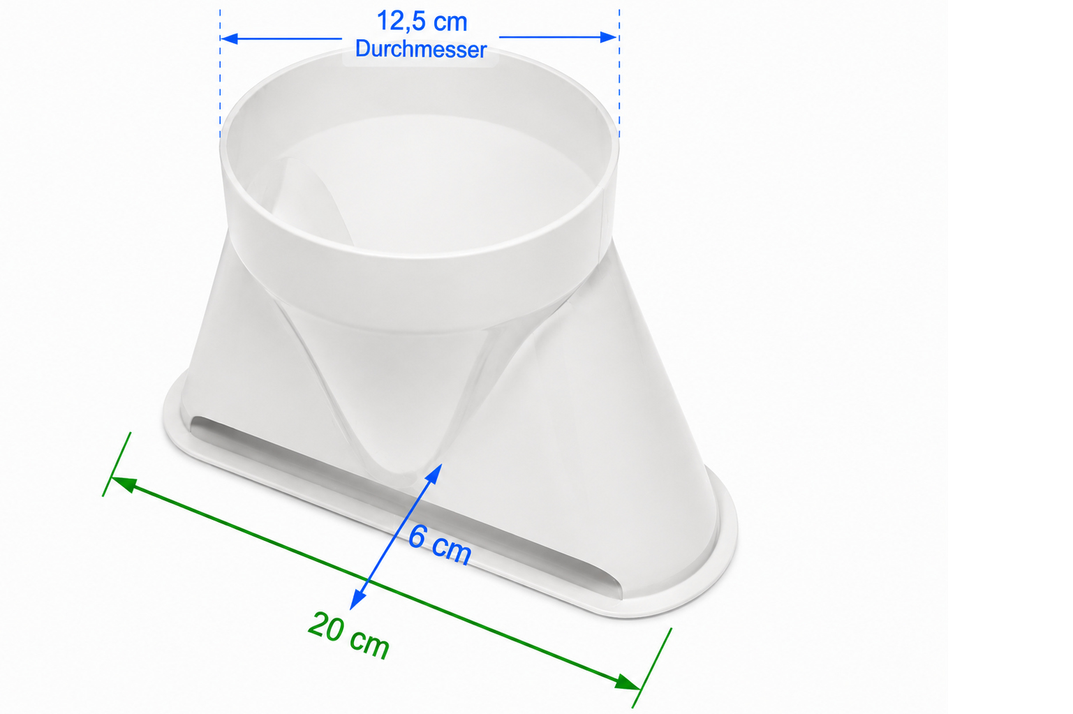DeLonghi TL1855 Fensteradapter Abluftschlauch Anschlussstück