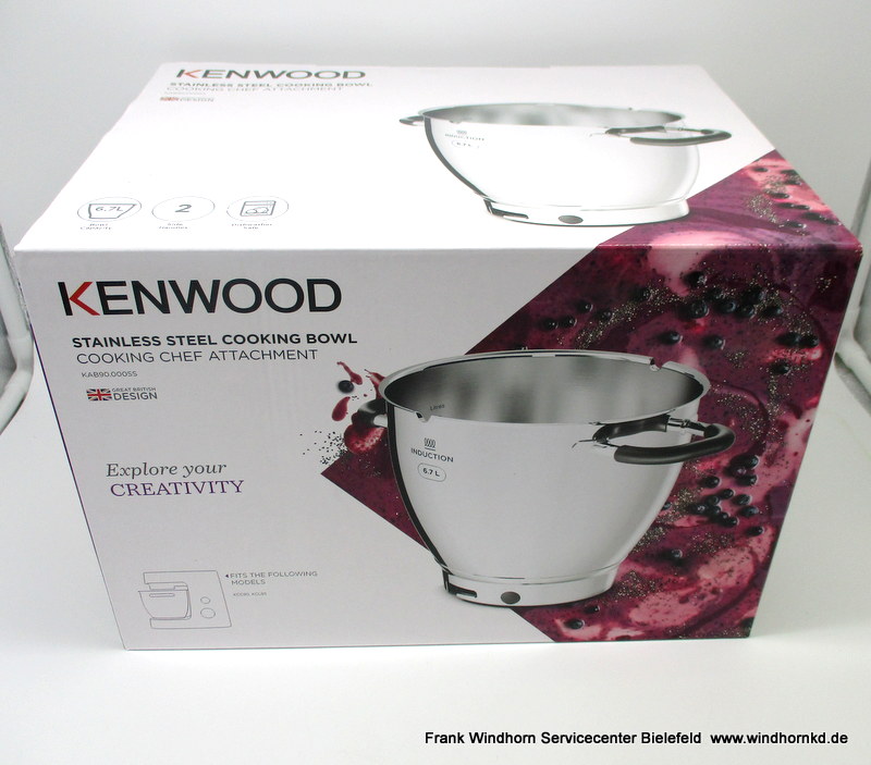 Edelstahlschüssel 6.7L Cooking Chef XL KCL95 Serie