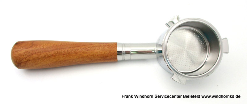 DeLonghi Bodenloser Siebträger Rosenholz DLSC085