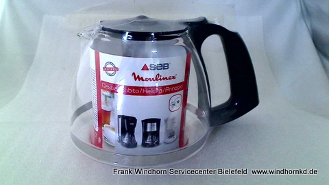 Kaffeekanne+deckel Schwarz