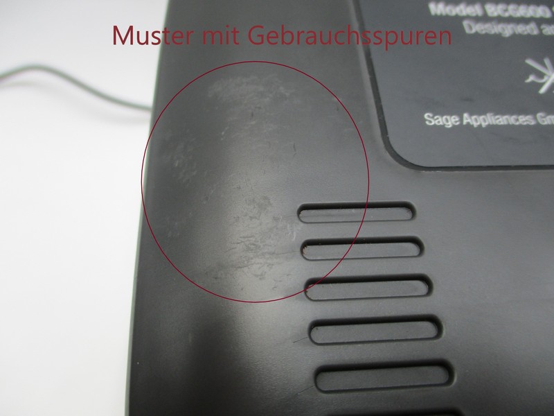 Gebrauchsspuren: Dose Control Pro Silber SCG600SIL