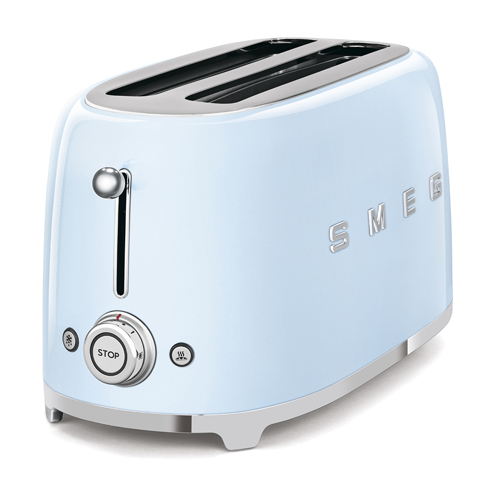 Leichte Gebrauchsspuren: SMEG Toaster TSF02PB 50's Style blau