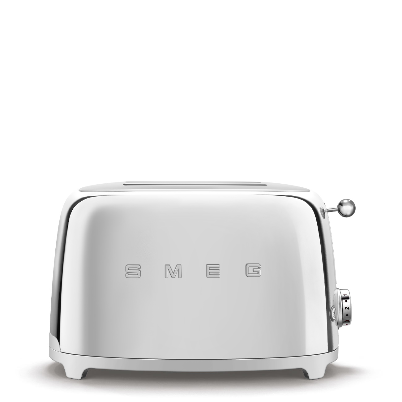 Leichte Gebrauchsspuren: SMEG 2-Slice Toaster Edelstahl Glänzend