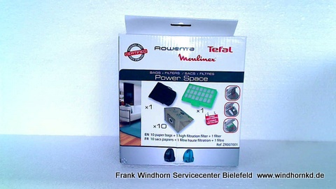 Satz  Sac Papier+filter