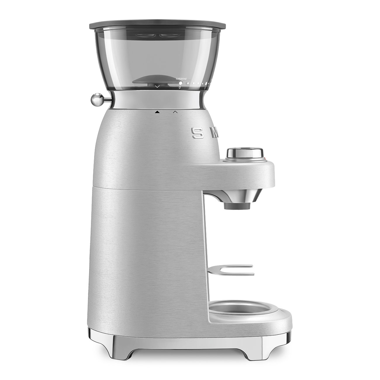 Gehäuseschaden: SMEG Kaffeemühle Aluminium 50's Style
