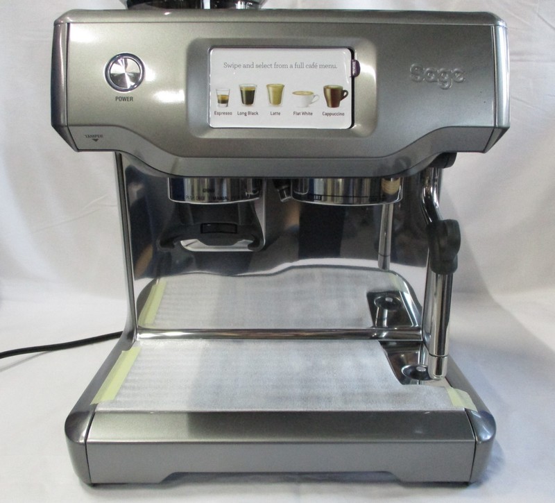 Deutliche Gebrauchsspuren: Barista Touch Grau SES880SHY