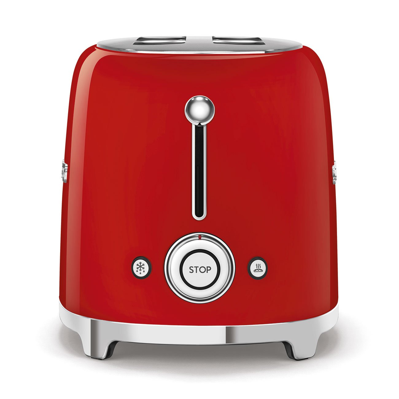 Leichte Gebrauchsspuren: SMEG Toaster TSF02RDEU 50's Style Rot