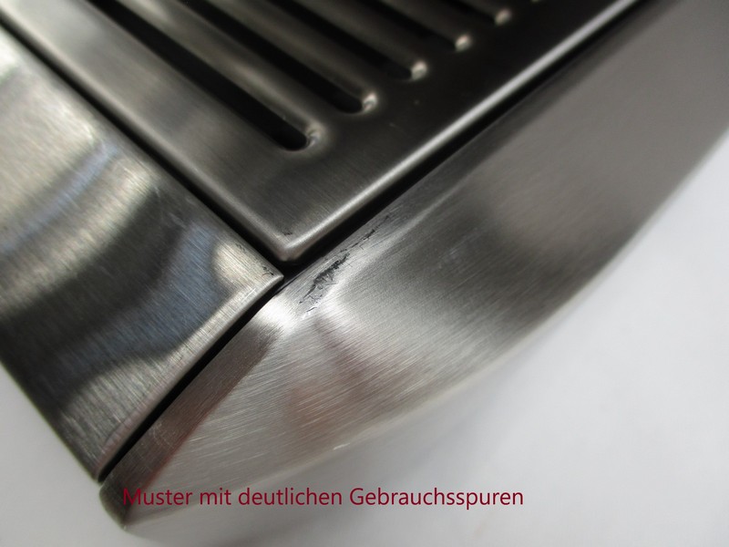 Deutliche Gebrauchsspuren: Dual Boiler Edelstahl BES920 !UK!