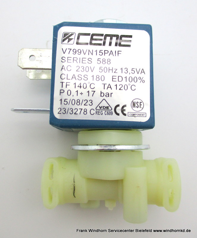 Sage SP0020441 Magnetventil 240V CEME V799 2-Wege