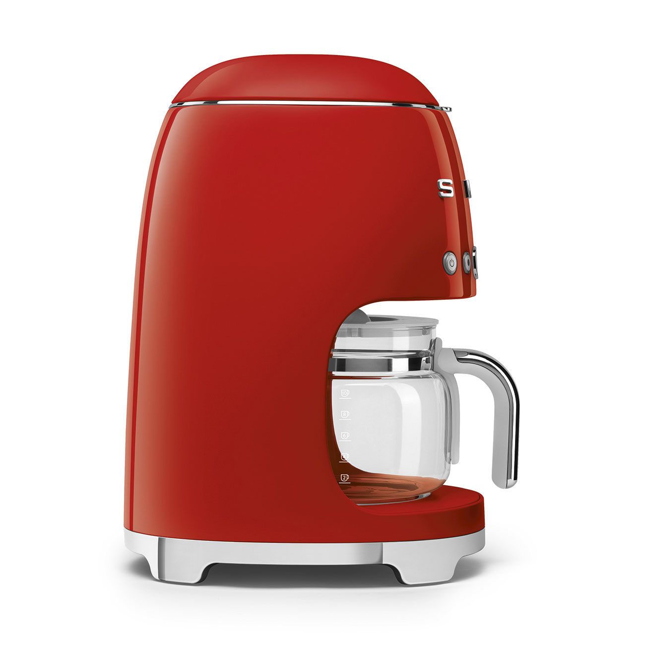 Gebraucht-Wie Neu: Smeg Filterkaffeemaschine rot 50's Style