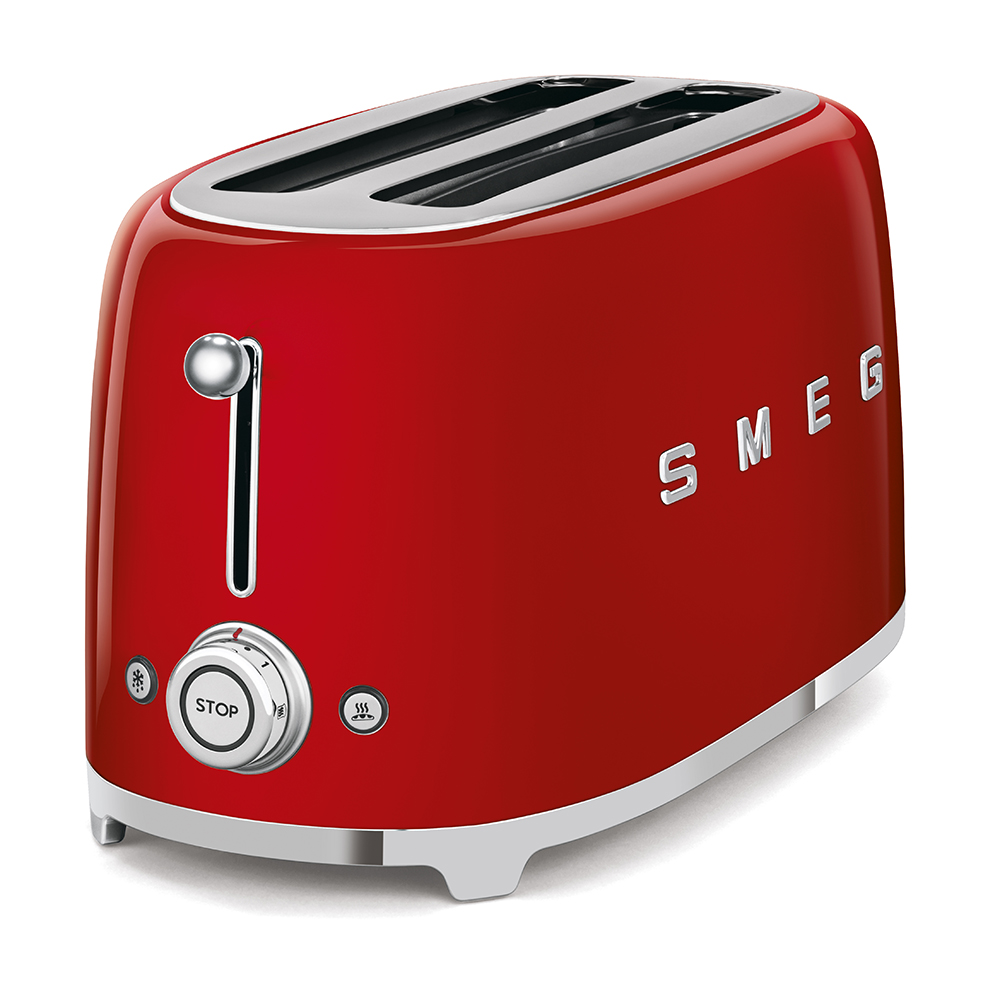 Gebrauchsspuren: SMEG Toaster TSF02RDEU 50's Style Rot