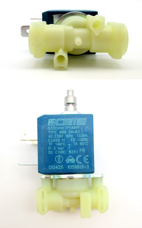 3-way solenoid valve 230 V – for De’Longhi fully coffee machines