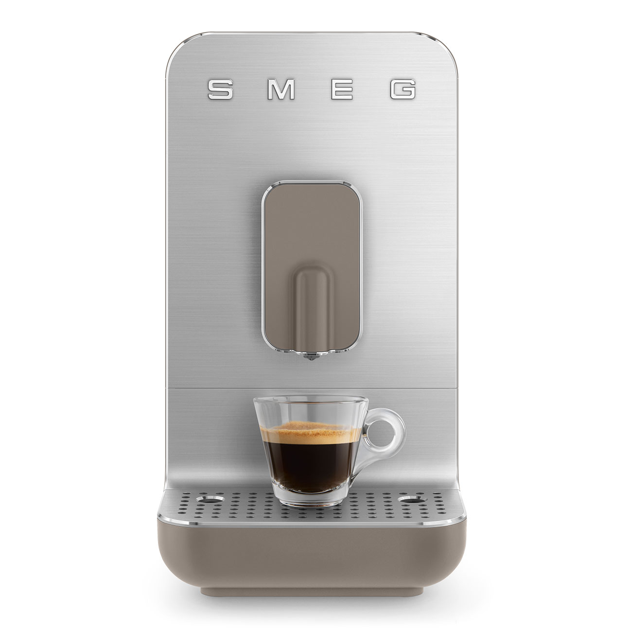 Deutliche Gebrauchsspuren: Kaffeevollautomat BCC01 Taupe