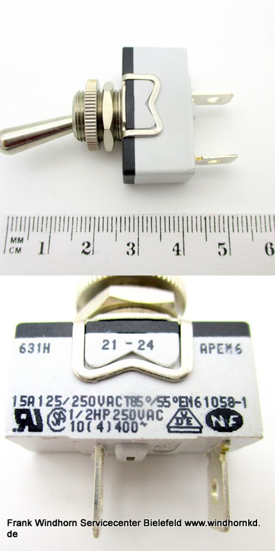 On/Off Lever Switch unipolar 