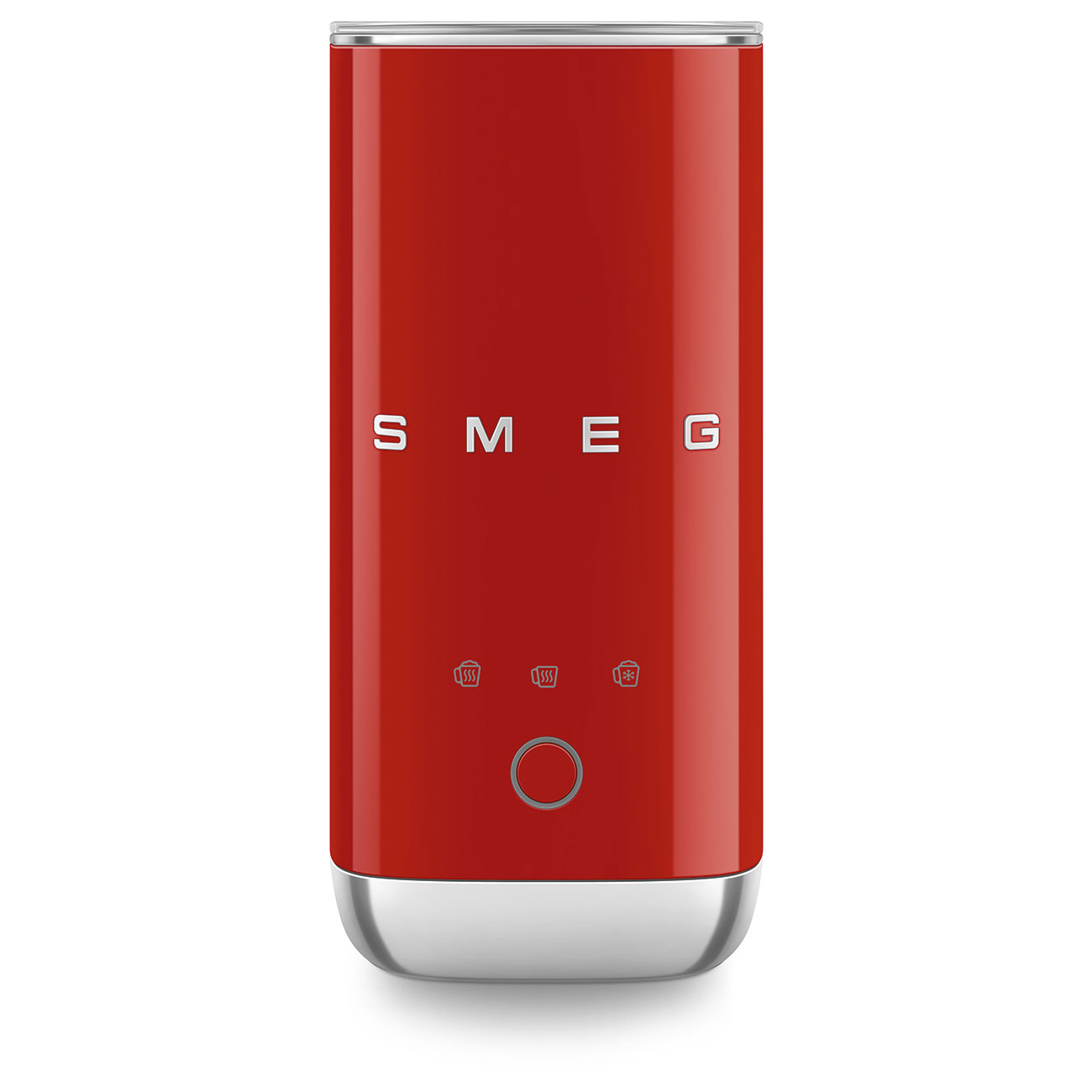 Gebraucht - Wie Neu: SMEG Milchaufschäumer MFF02RD rot