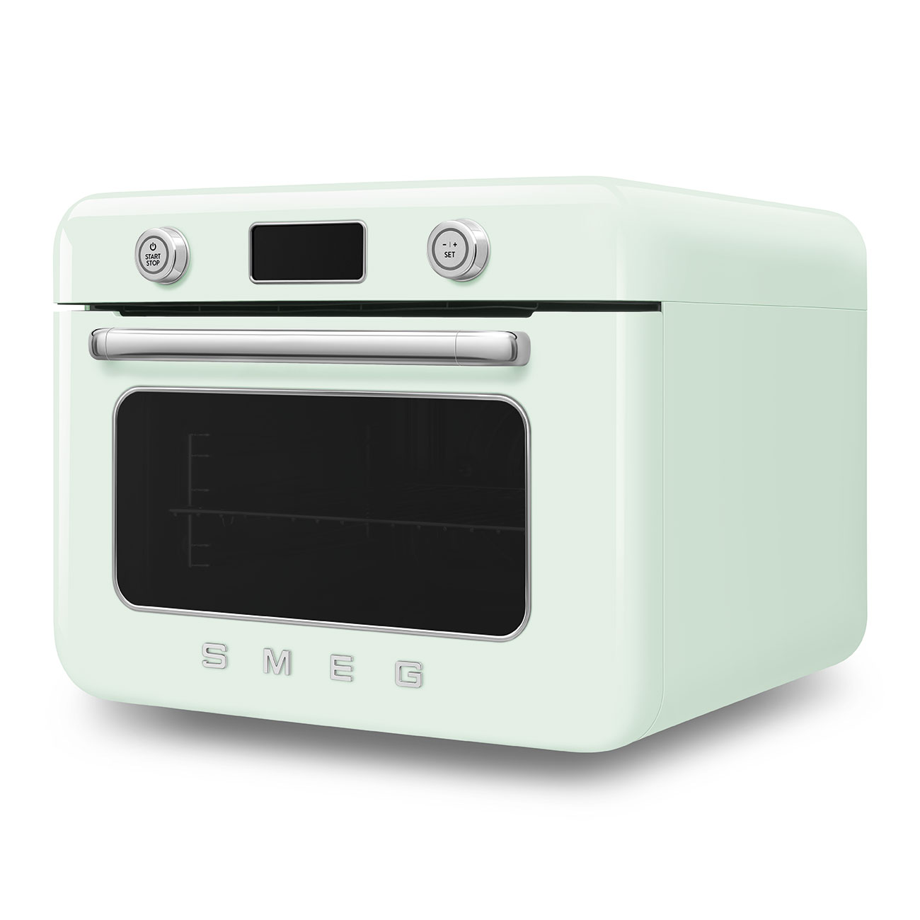 Leichte Gebrauchsspuren: SMEG COF01PG Dampfbackofen Pastellgrün