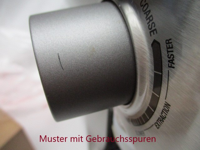 Gebrauchsspuren: Oracle Touch Edelstahl SES990BSS