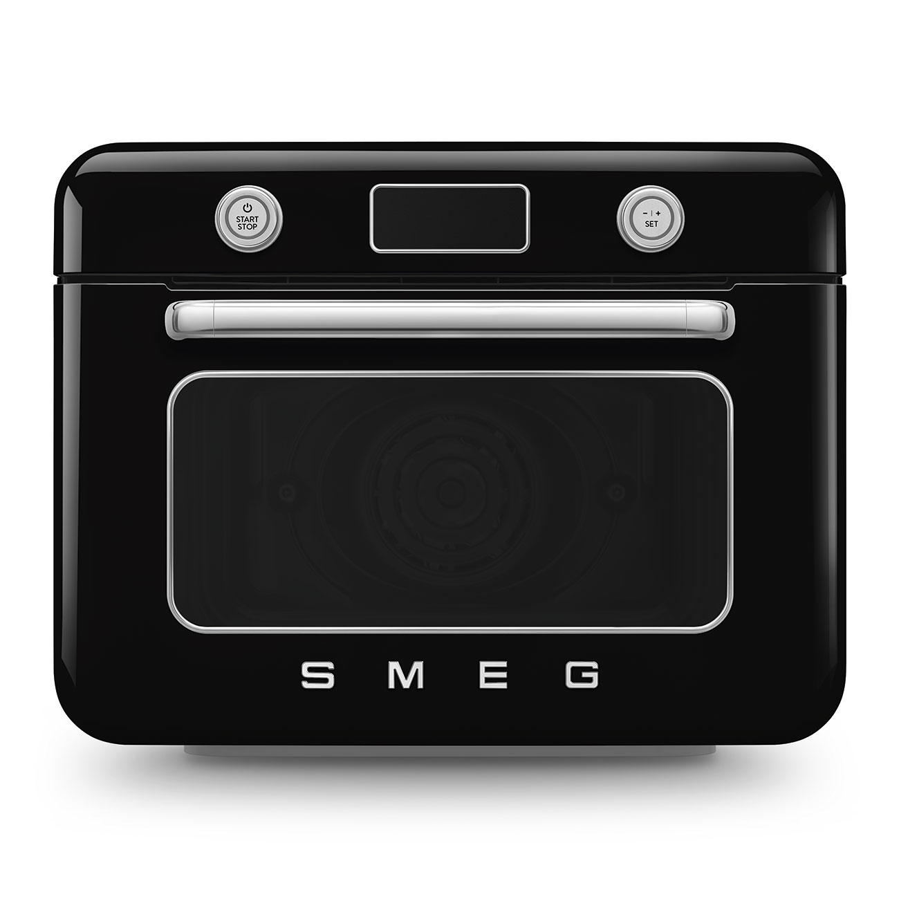 Gehäuseschaden: SMEG COF01BL Kombi-Dampfbackofen schwarz