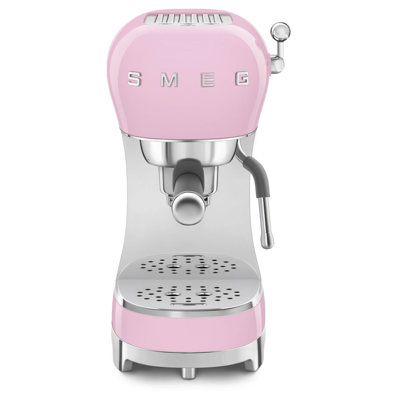 Deutliche Gebrauchsspuren: SMEG Espressomaschine ECF02PKEU Pink