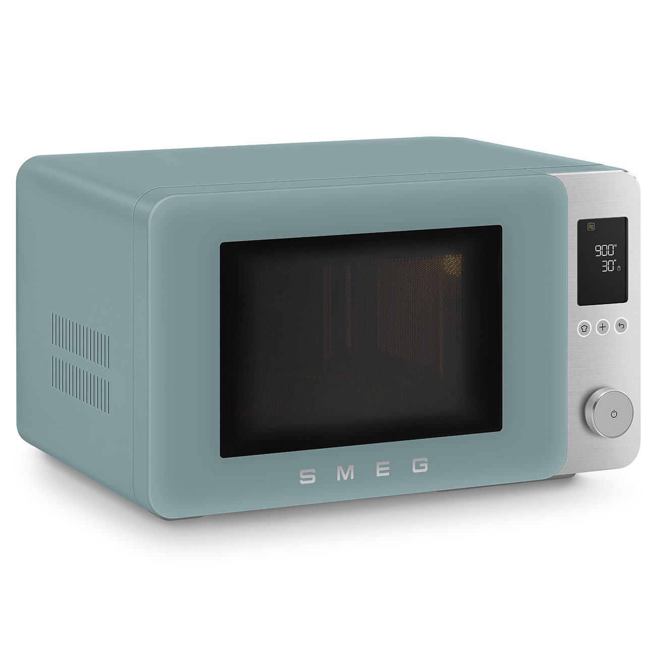 Gebraucht-Wie Neu: SMEG MOC02EGM Kombi-Mikrowelle Grün