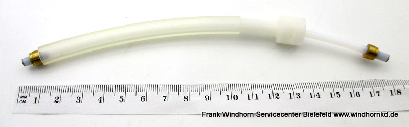 Steam boiler tube to coffee boiler